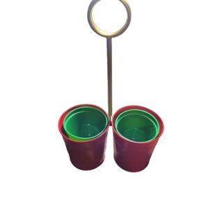 Red and Green Gift Planter